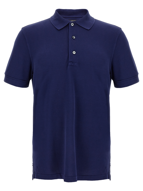 Tom Ford 67% Lyocell polo shirt in navy