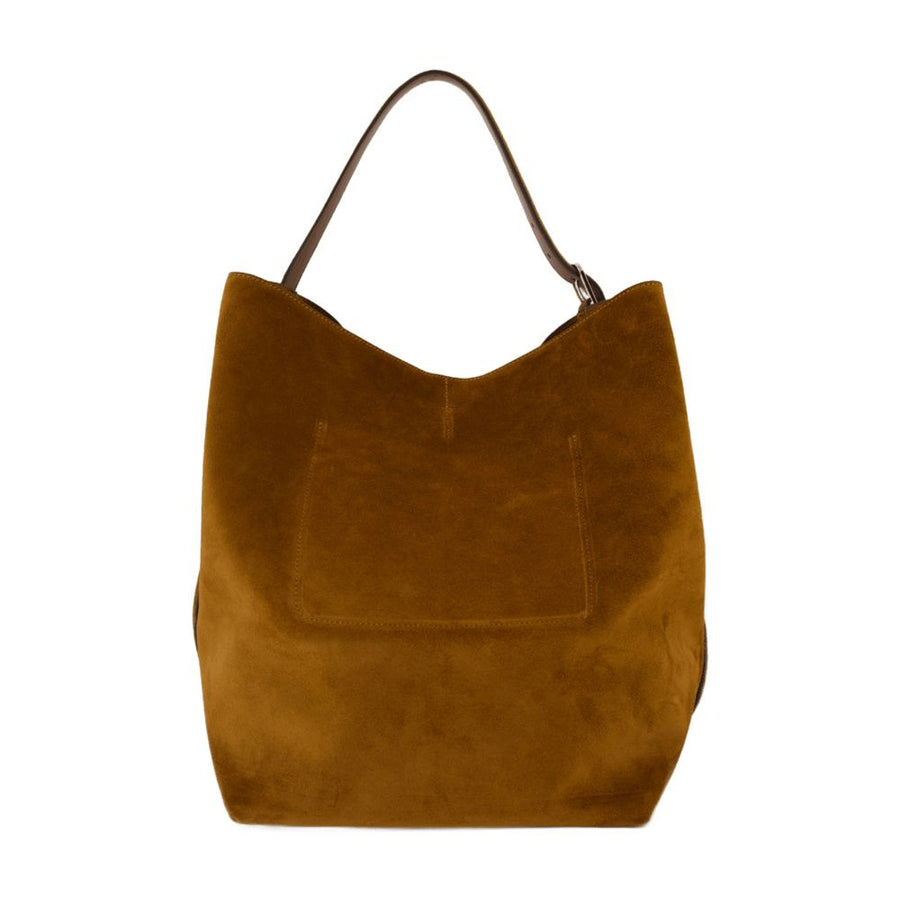 Toteme cowhide shoulder bag in brown