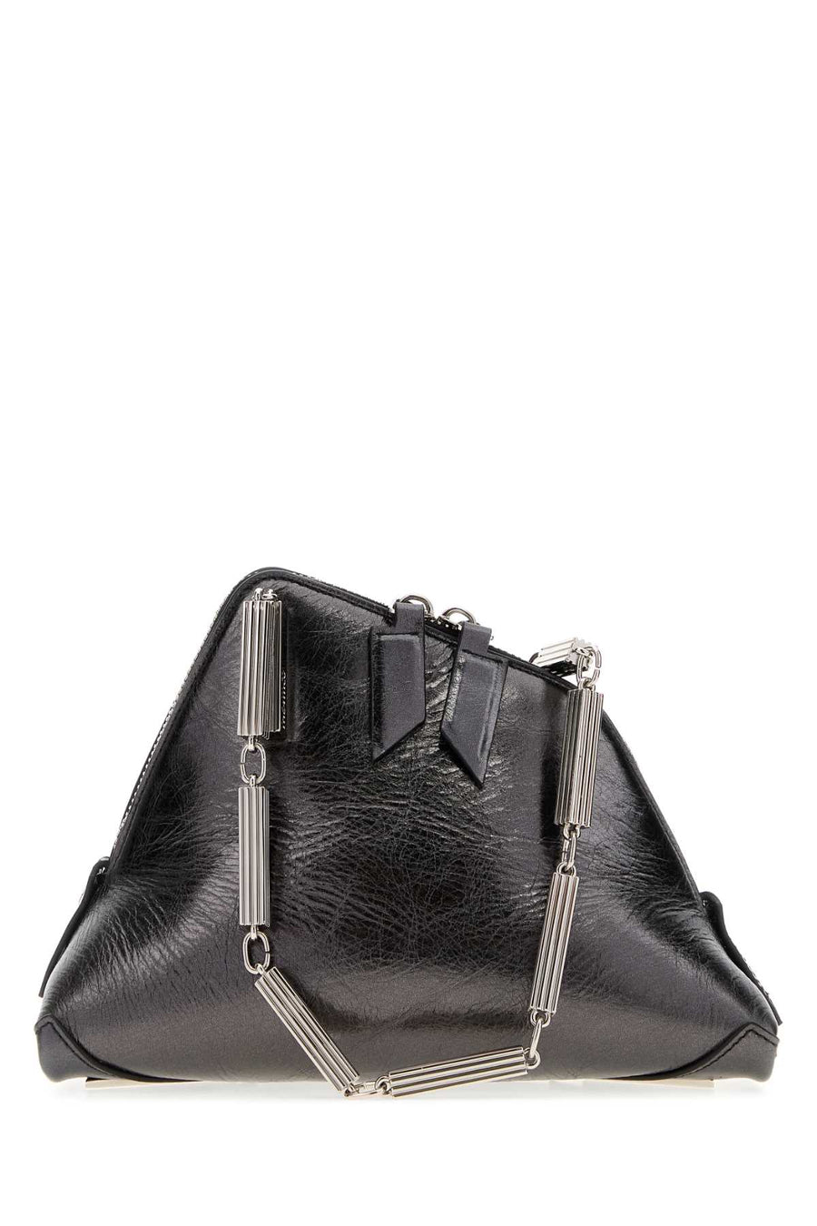 The Attico Clutch Exterior: 100% Calf clutch in black