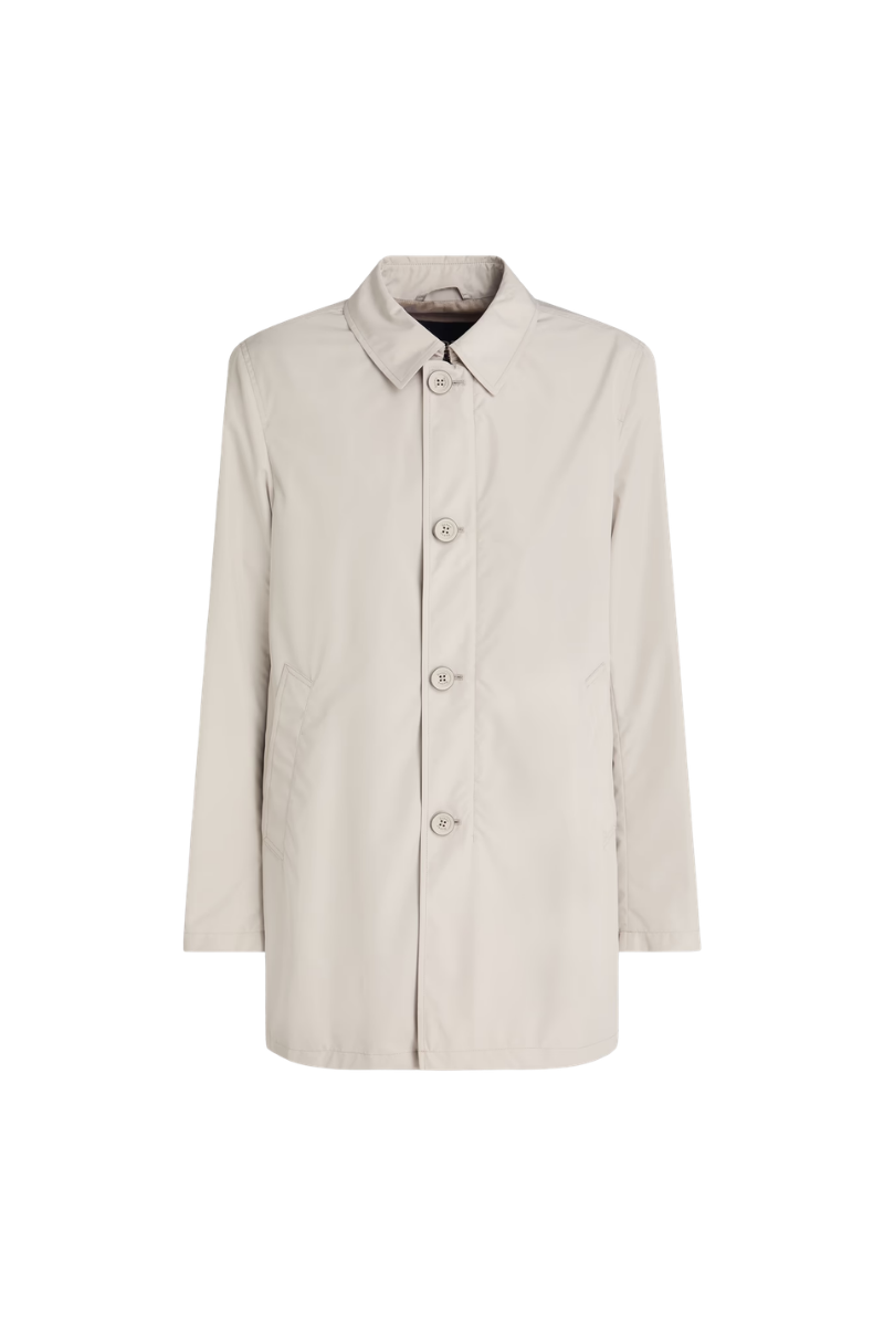 Herno 100% Polyamide coat in beige