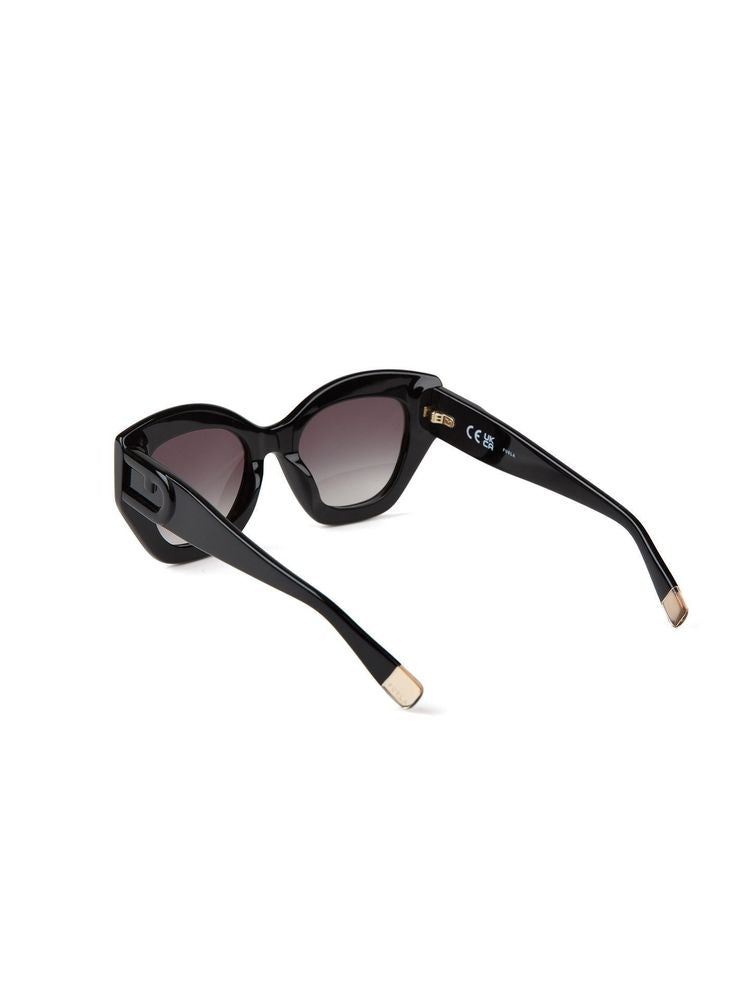 Furla SFU985 Cellulose Acetate sunglasses in black