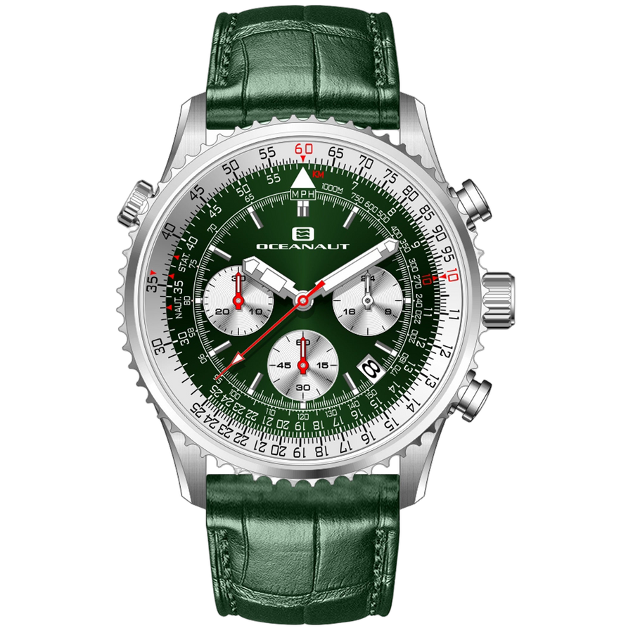 Oceanaut watch in green