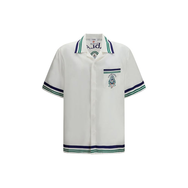 Casablanca 100% Silk shirt in white