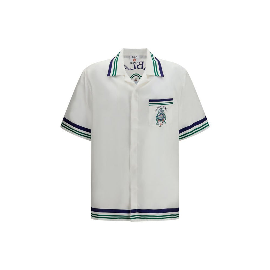 Casablanca 100% Silk shirt in white