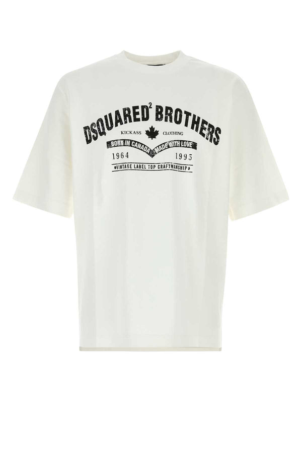 Dsquared2 100% Cotton t-shirt in white