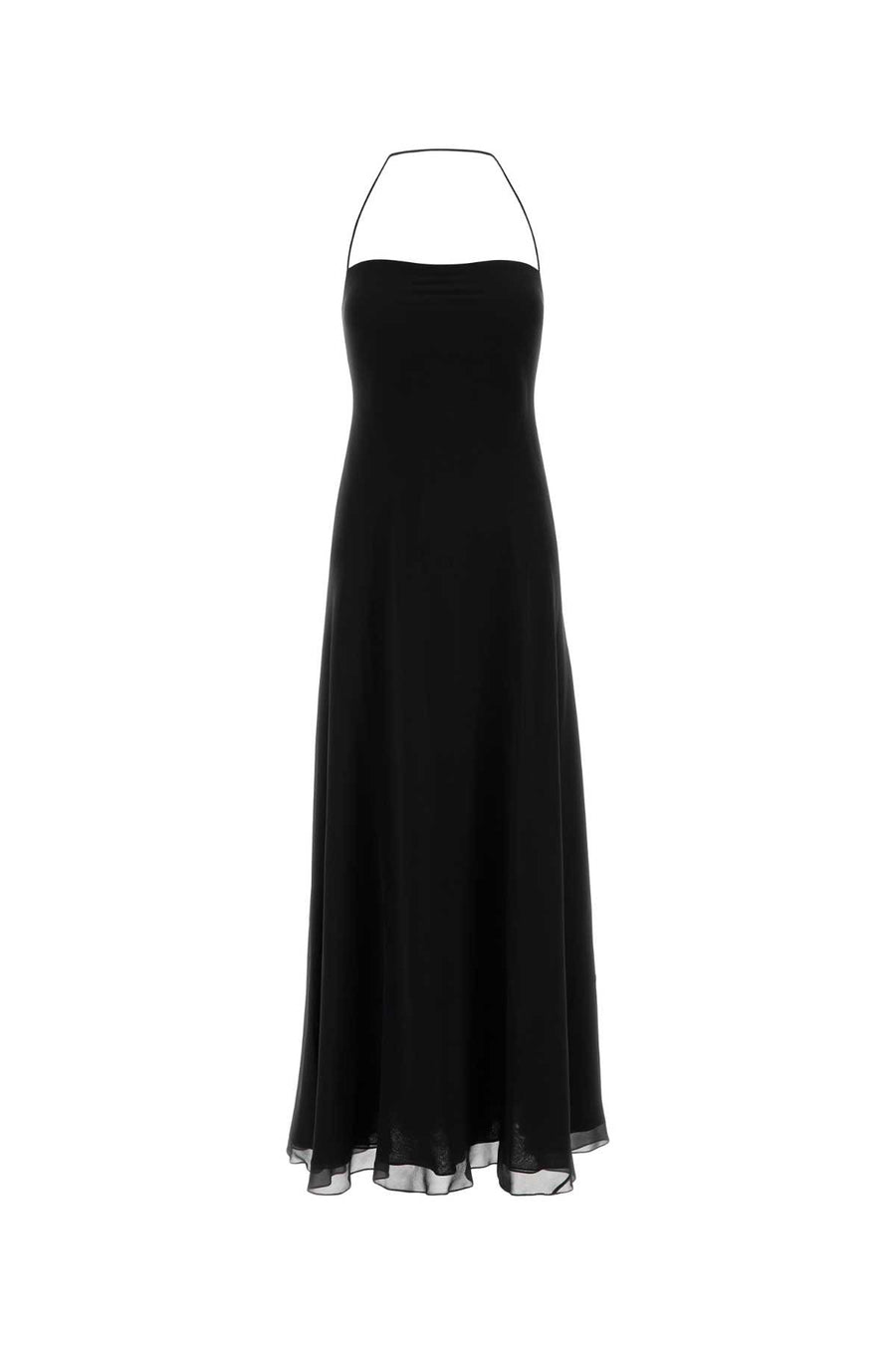 Black Crepe Javier Dress Exterior: Silk Lining: Abiti