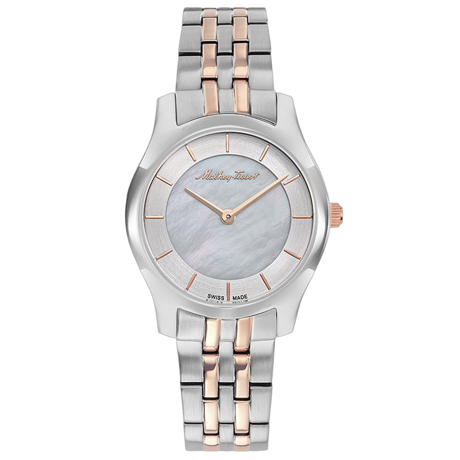 Mathey Tissot Stainless steel case watch in silver
