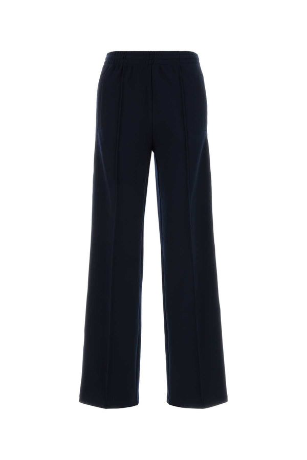 Midnight Blue Polyester Joggers Navy Exterior: Pantaloni