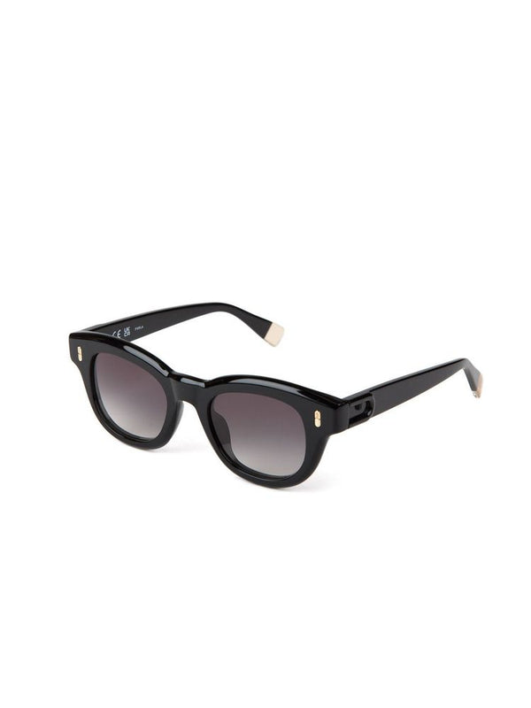 Furla SFU986 Acetate frame sunglasses in black