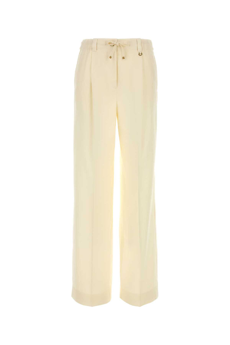 Moncler 100% Virgin wool trousers in yellow