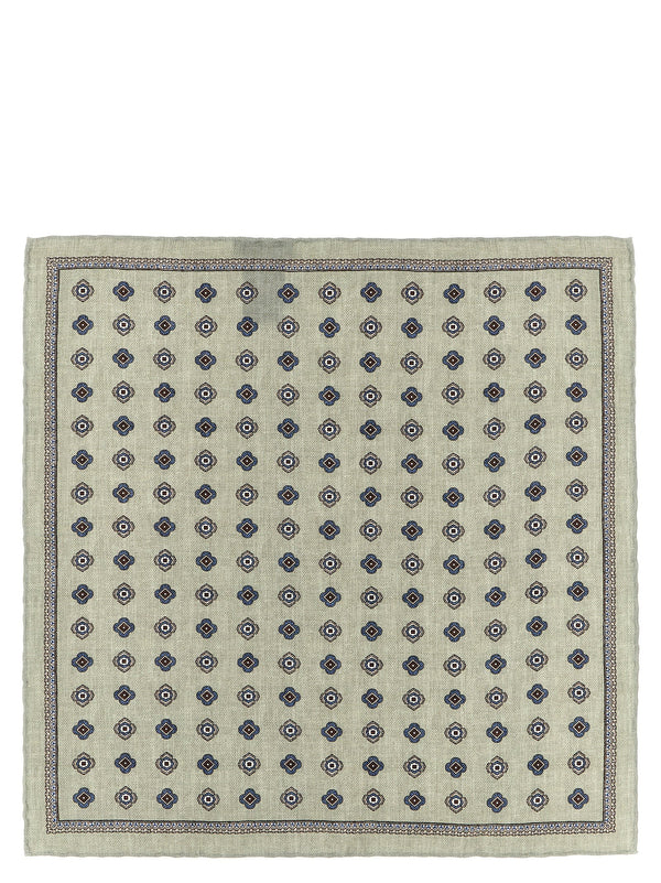 Multicolor Silk Pocket Square Accessory