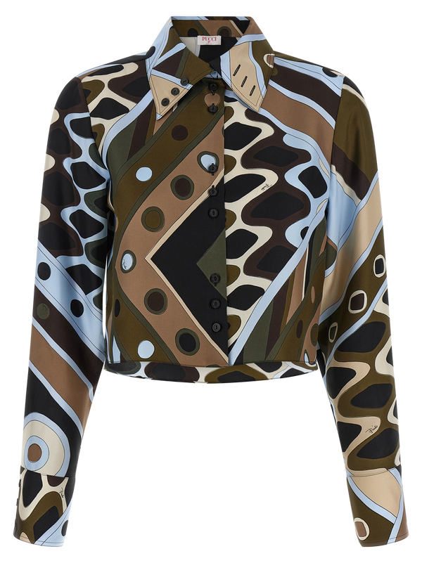 Emilio Pucci 100% Silk shirt in multicolor