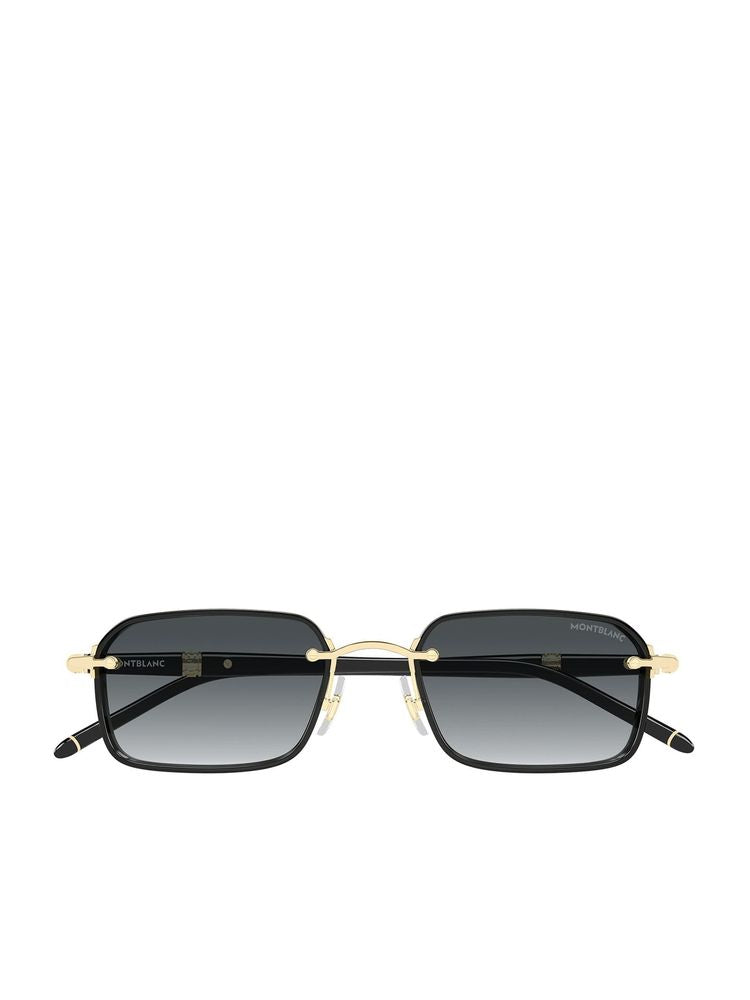 Montblanc MB0483S Metal frame sunglasses in gold