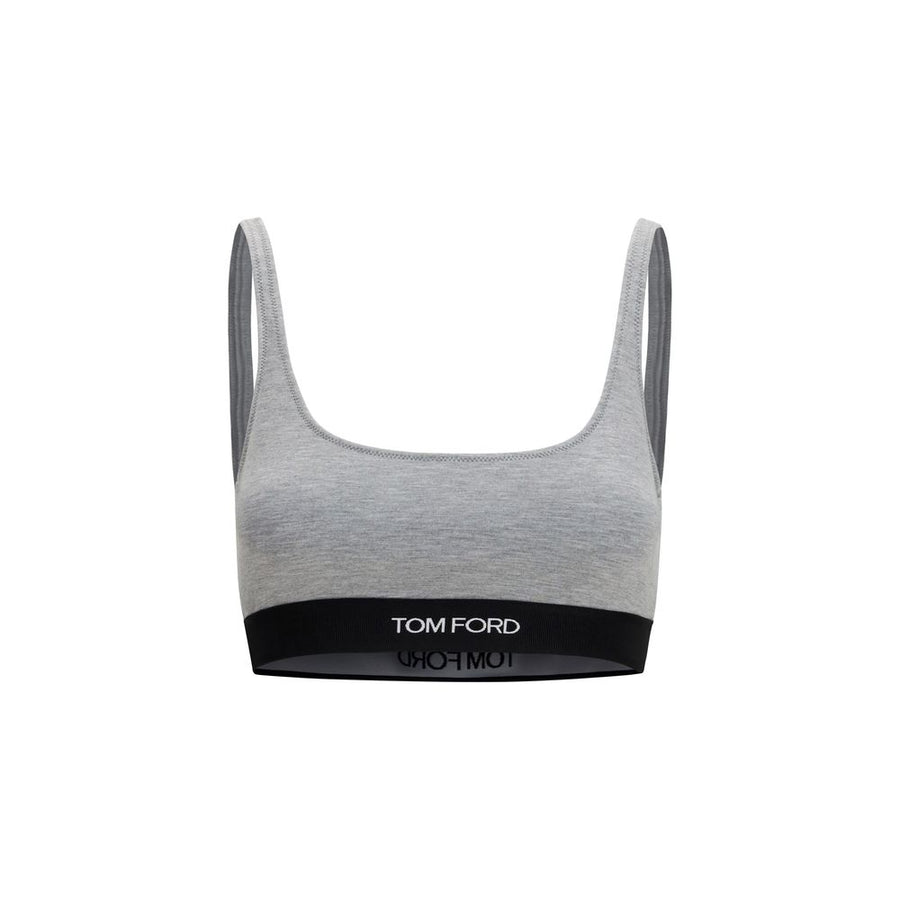 Tom Ford 97% Modal sport bra in gray