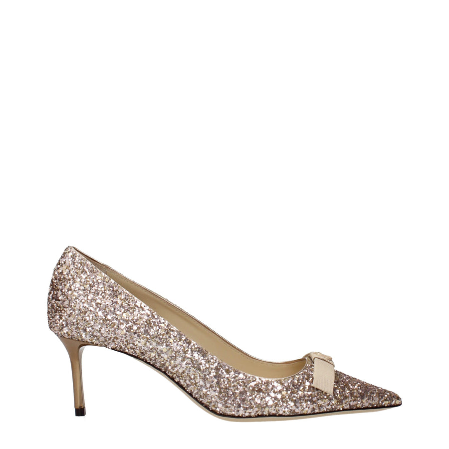 Jimmy Choo heel in gold