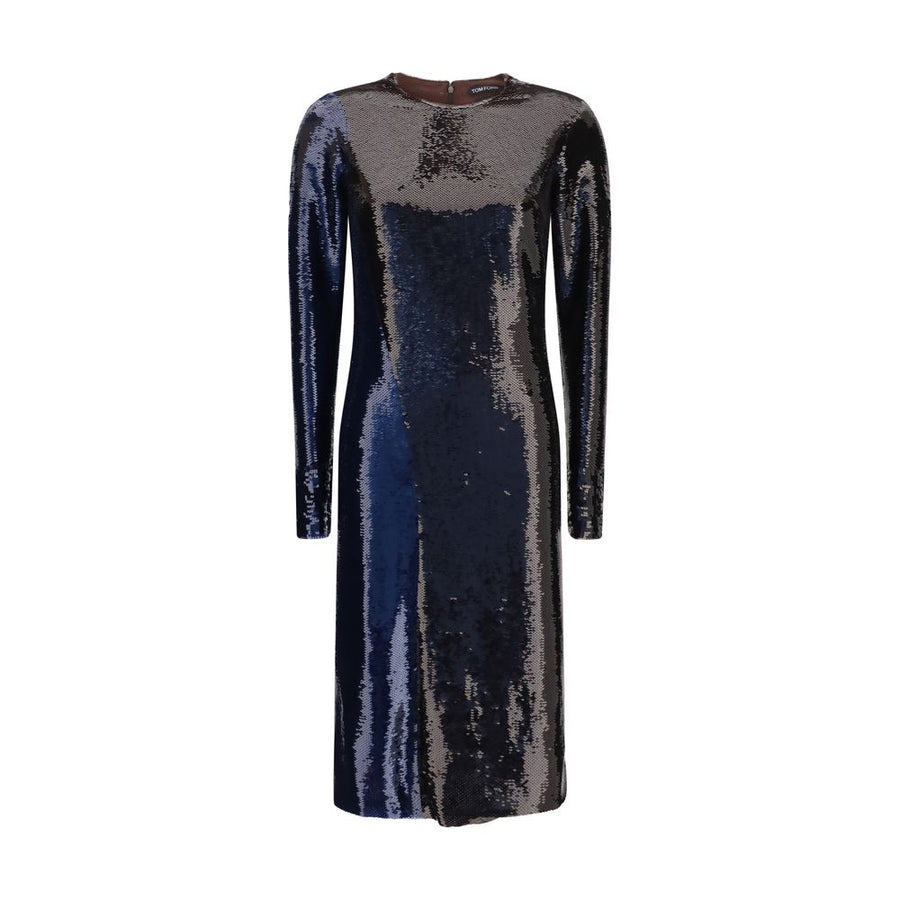 Tom Ford 84% Polyamide 16% Elastane cocktail dress in blue