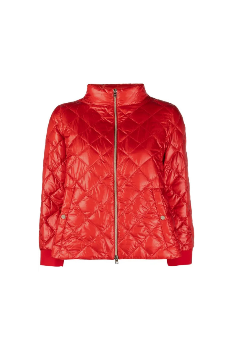 Herno 100% Polyamide down jacket in red
