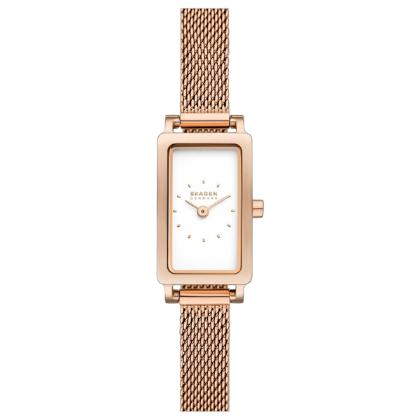 Skagen Stainless steel case watch in rose gold