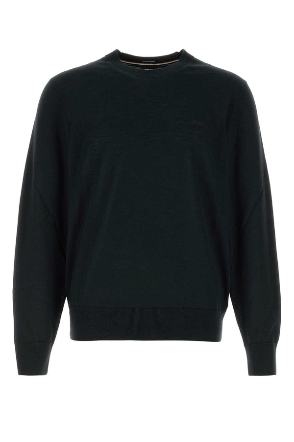 Black Wool Sweater Exterior: Virgin Maglieria