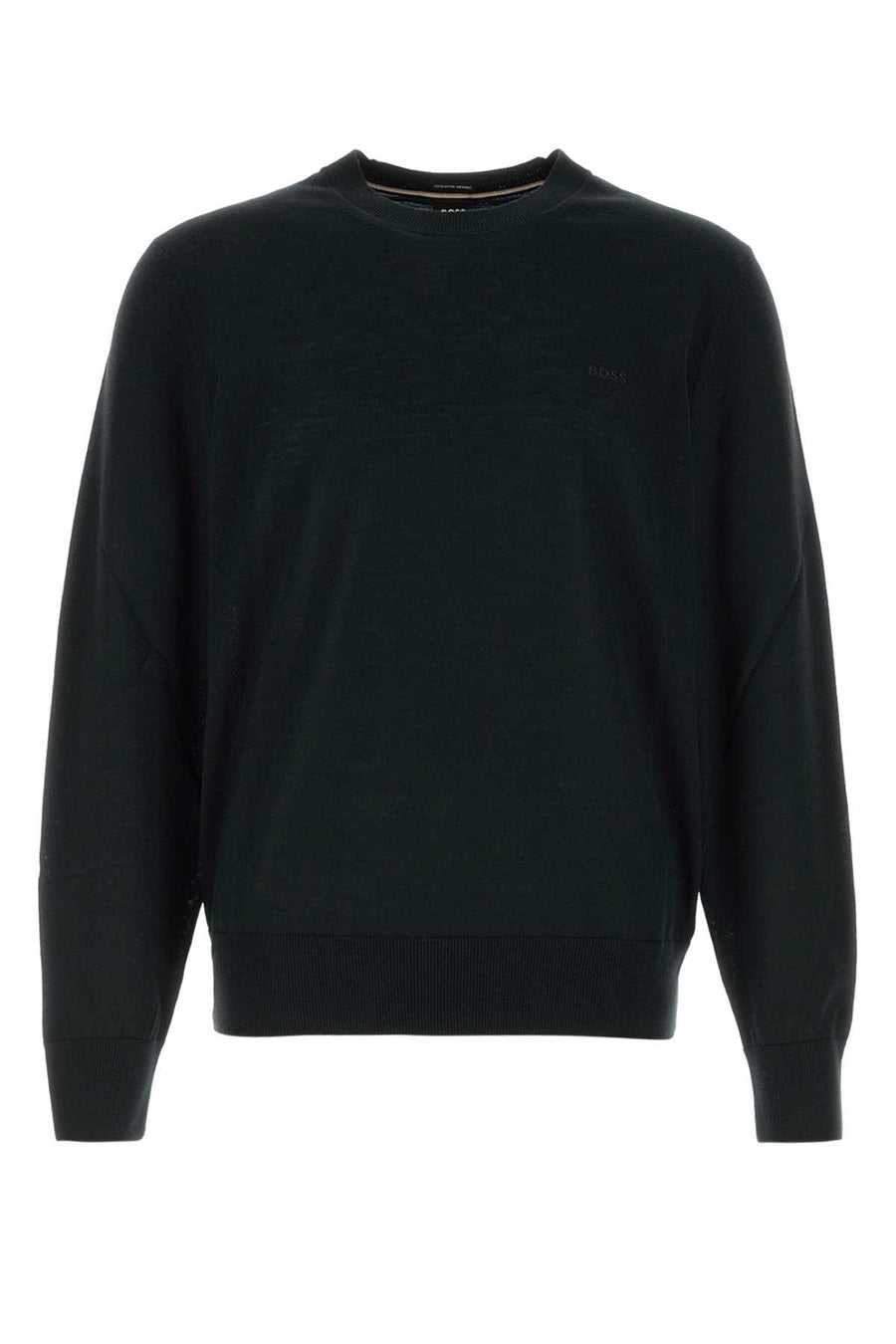 Black Wool Sweater Exterior: Virgin Maglieria