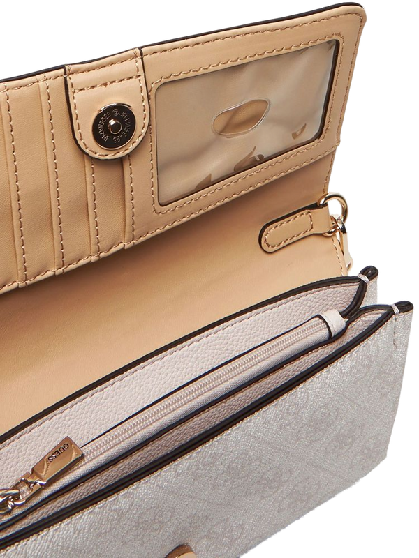 Guess 100% Polyurethane crossbody bag in beige