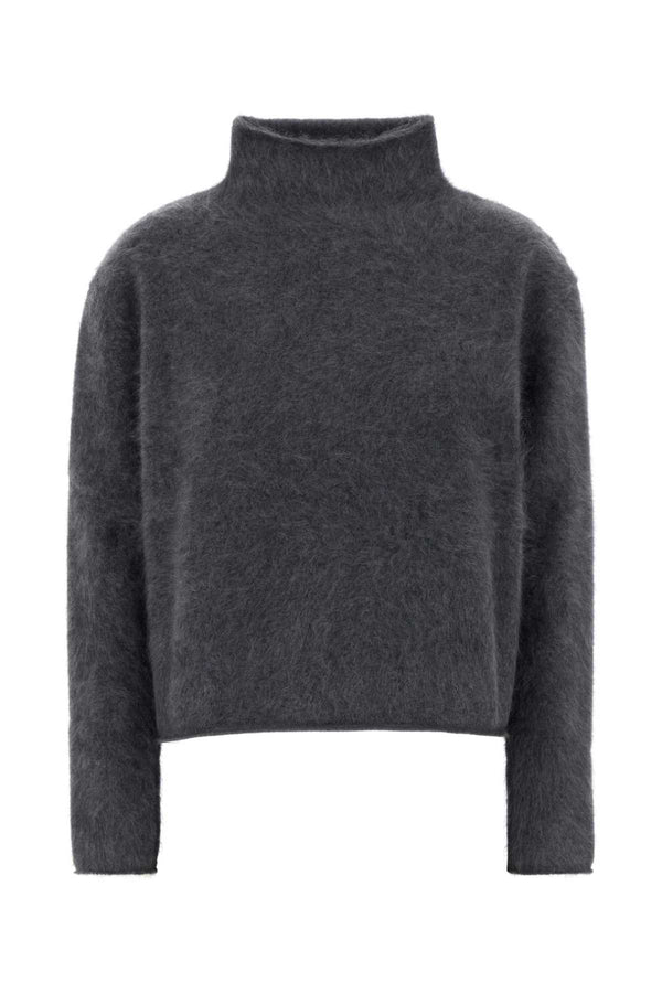 Graphite Cashmere Oversize Sandy Sweater Graphitebrushed Exterior