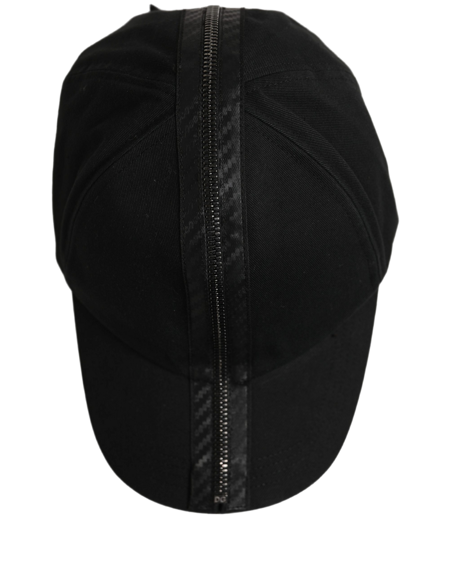 Dolce & Gabbana HAT10079 97% Cotton baseball cap in black