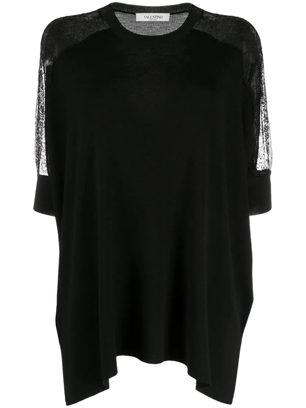 Valentino Virgin wool blouse in black