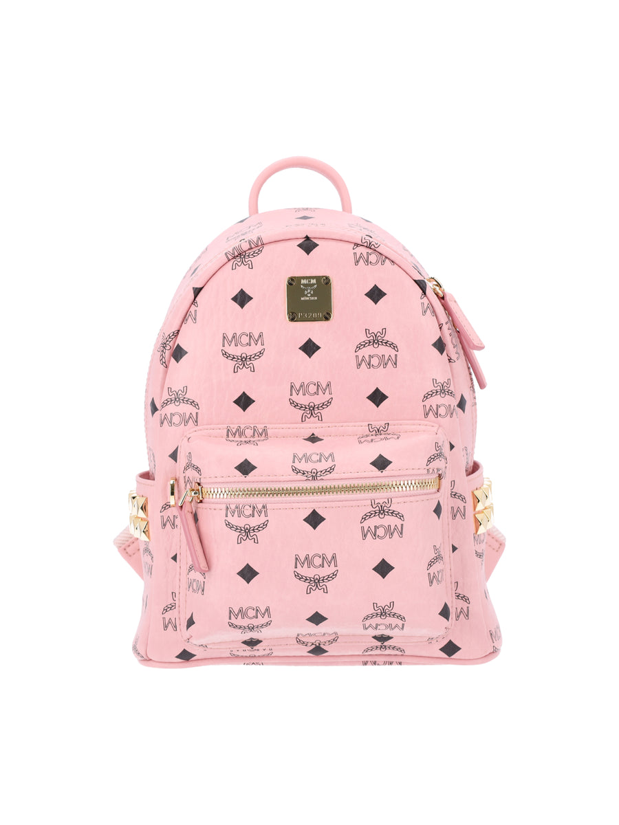 MCM 63% Polyurethane backpack in pink
