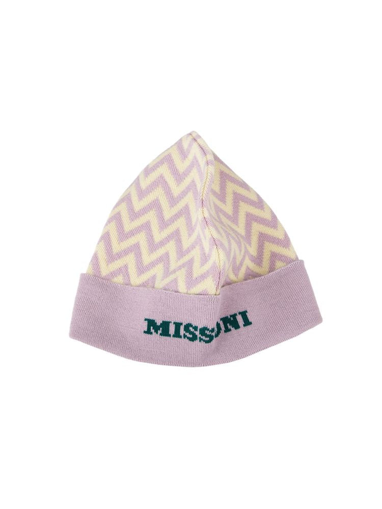 Missoni CP00WODA702_0005_ONESIZE_Missoni 100% Wool beanie in purple