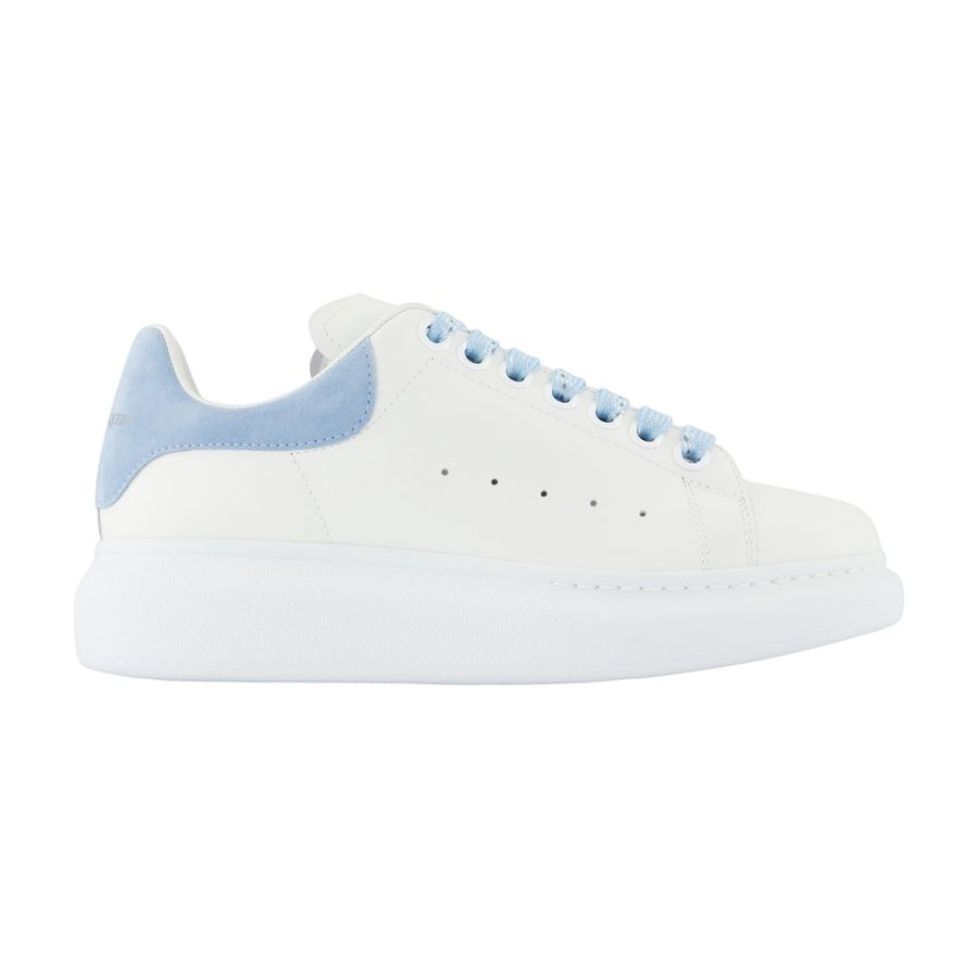 Alexander McQueen Calfskin sneaker in white