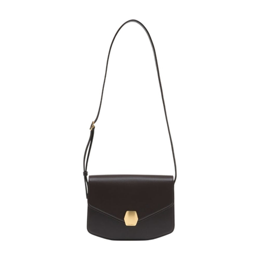 Officine Generale Cowhide crossbody bag in brown