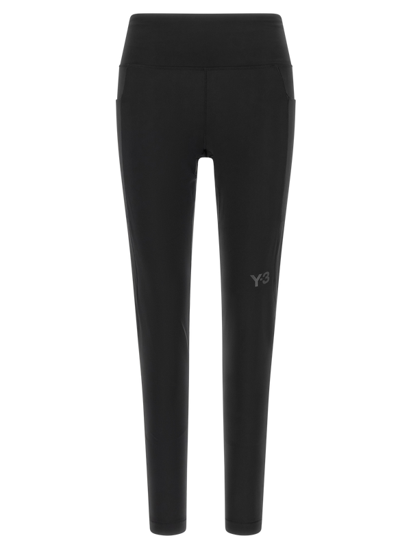 Black Recycled Polyester Leggings Clothing