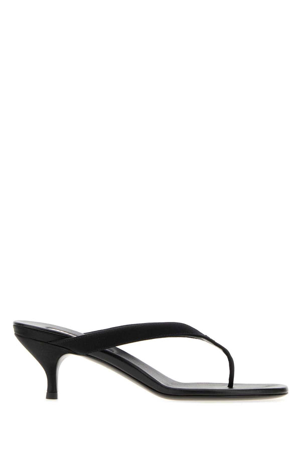 Miu Miu Tacco Exterior: 100% Fabric mule heel in black