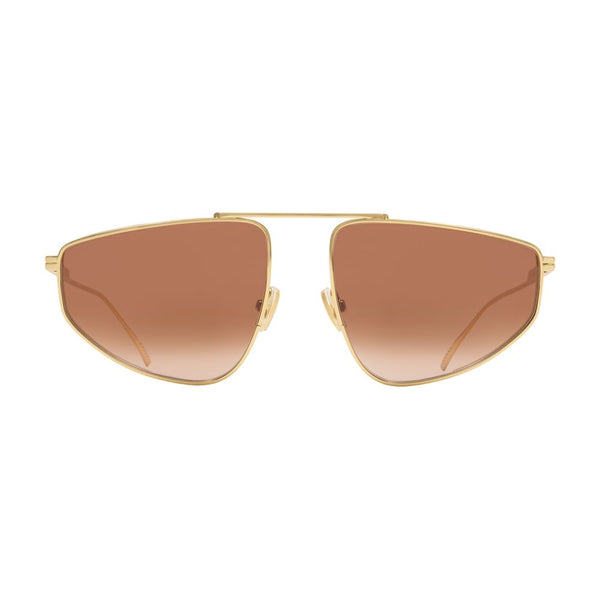Bottega Veneta BV1466S-004 Metal sunglasses in gold