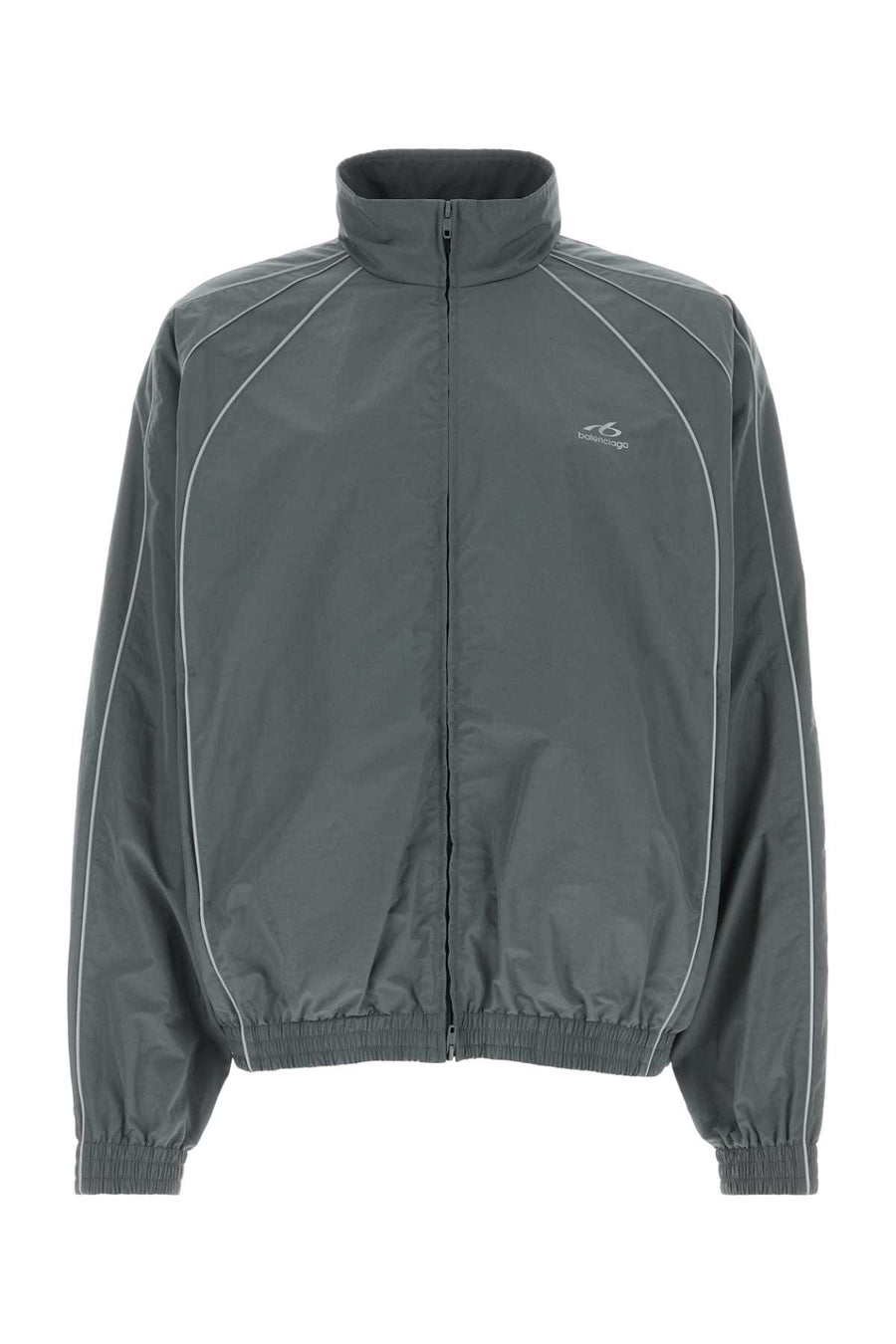 Dark Grey Cotton And Nylon Jacket Elephant Giacche E Gilet