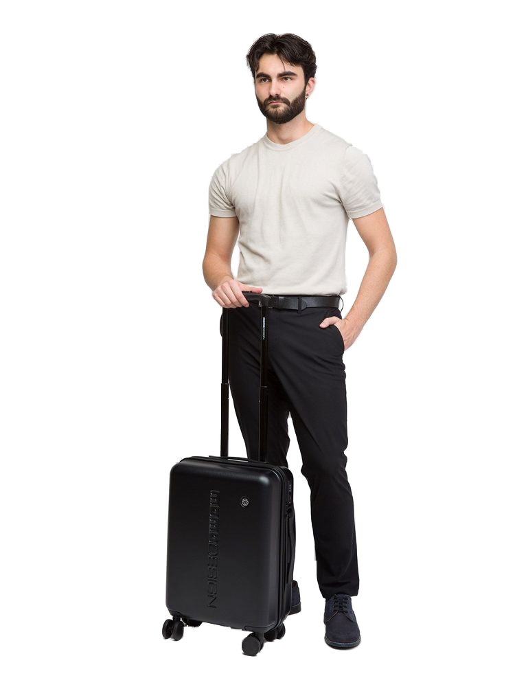 Momo Design Travel 100% Metallic Fiber trolley in black