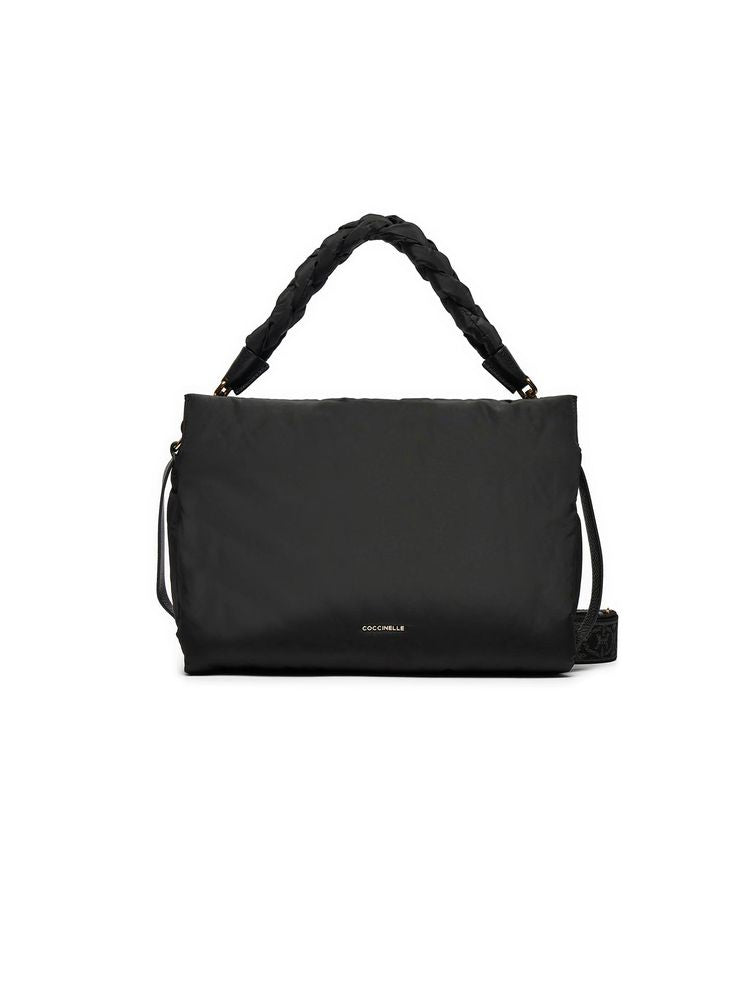 Coccinelle 70% Polyester shoulder bag in black