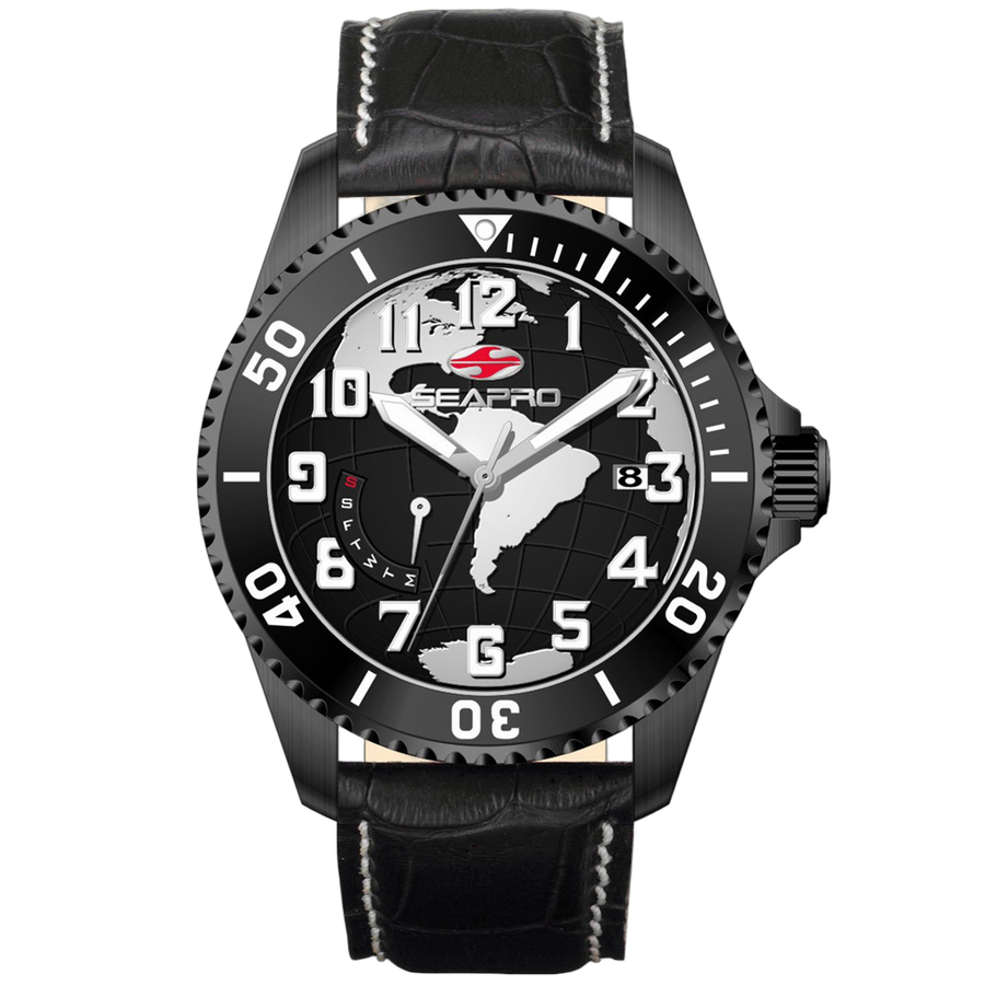 Seapro watch in black