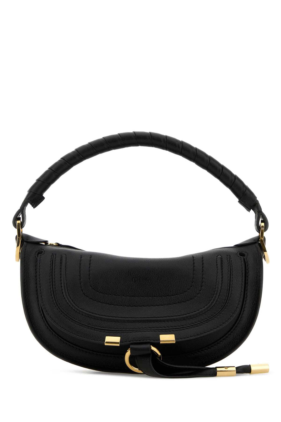 Black Leather Mini Marcie Shoulder Bag Borse A Mano