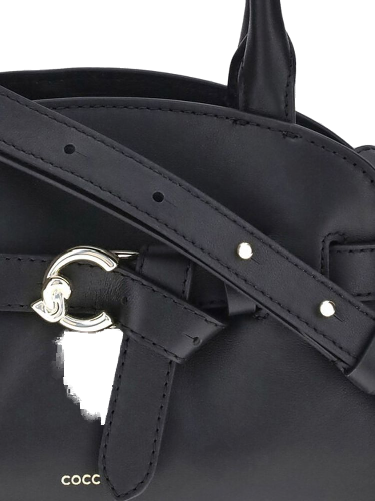Coccinelle 100% Cowhide shoulder bag in black