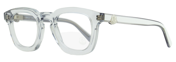 Moncler Thick Rimmed Eyeglasses Ml5195 020 Transparent-White 48mm Transparent/white Plastic (acetate)