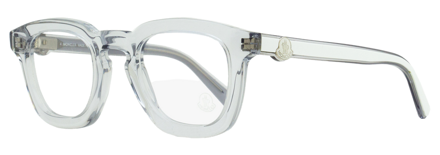 Moncler Thick Rimmed Eyeglasses Ml5195 020 Transparent-White 48mm Transparent/white Plastic (acetate)