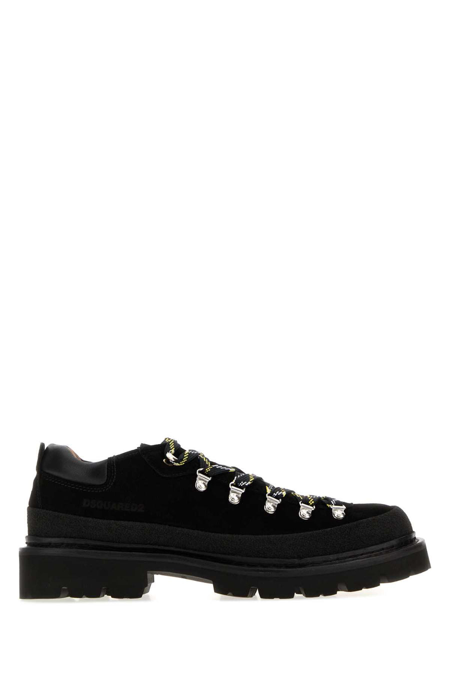 Black Suede Lace-Up Shoes Nero Sneaker