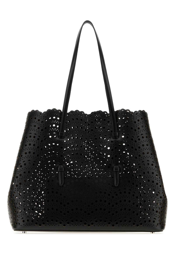 Alaia 100% Calf (exterior and lining) shoulder bag in black