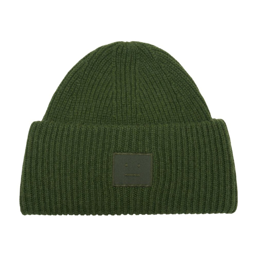 Acne Studios C40453-AAZ Wool beanie in green