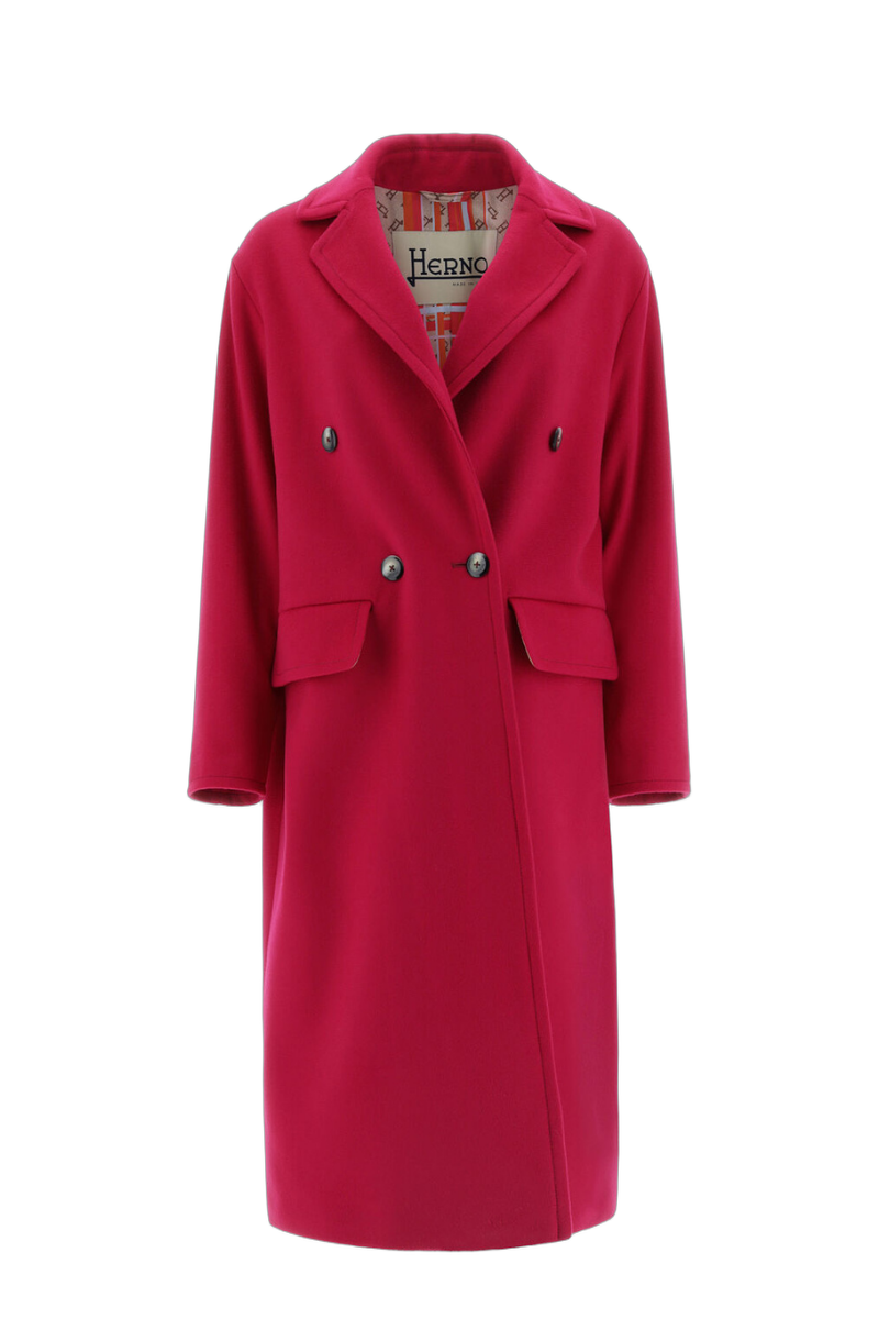 Herno 100% Virgin Wool coat in red