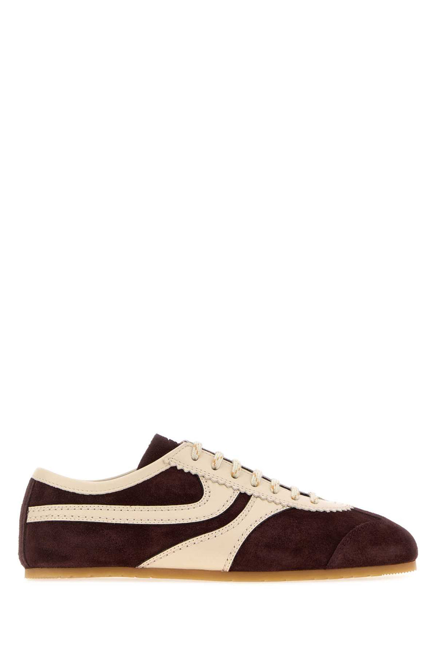 Dries Van Noten Exterior: 100% Suede sneaker in brown