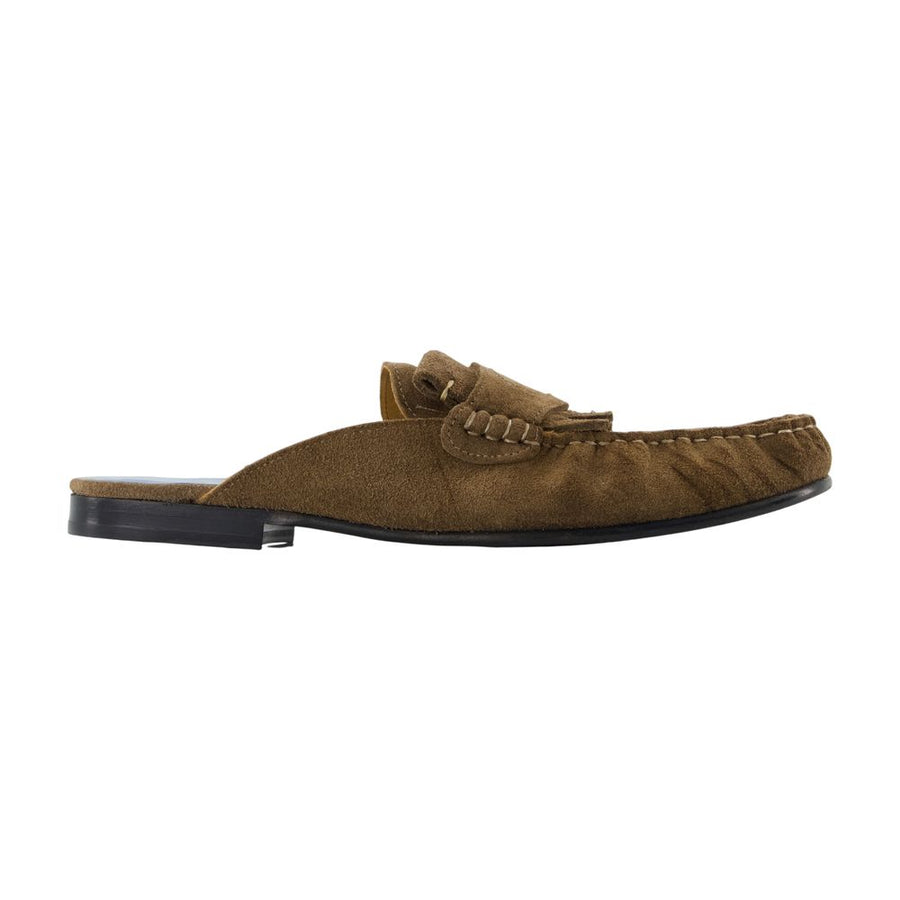 Marni Goatskin loafer in brown
