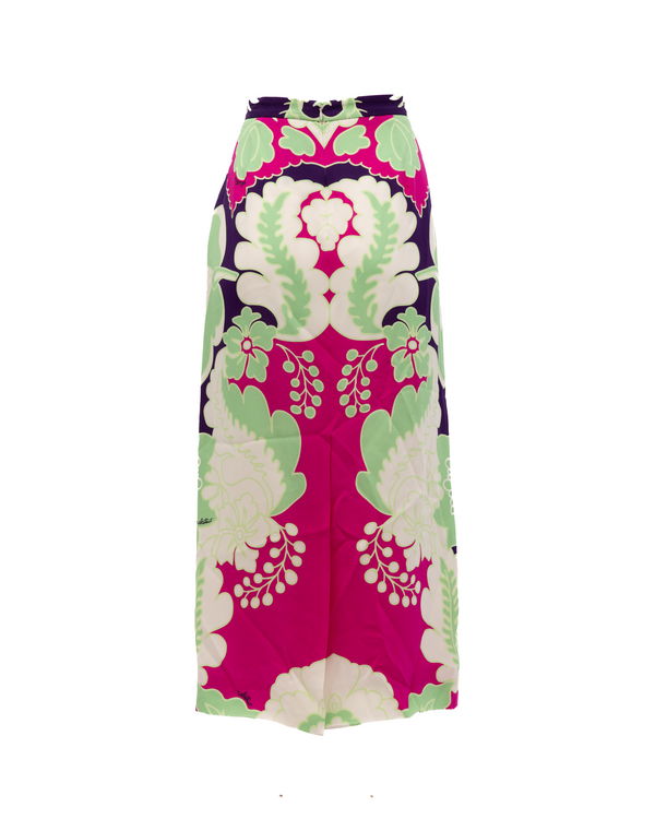 Women Multicolor Skirt Purple